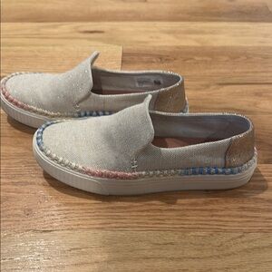 Toms Slip-On Shoes with Multicolor Trim